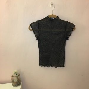 TopShop Mesh-Like Top!